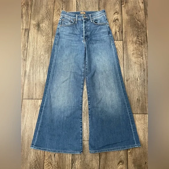 MOTHER Jeans Women Size 24 Blue The Tomcat Roller Groovy - Picture 4 of 16